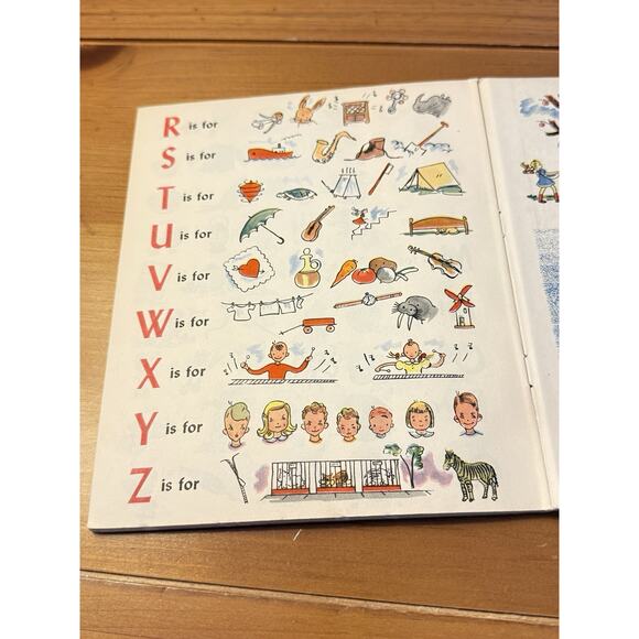 VTG Childrens Book ABC Apples and Button and Cod Liver Oil Kircher First 1945 - Picture 9 of 9